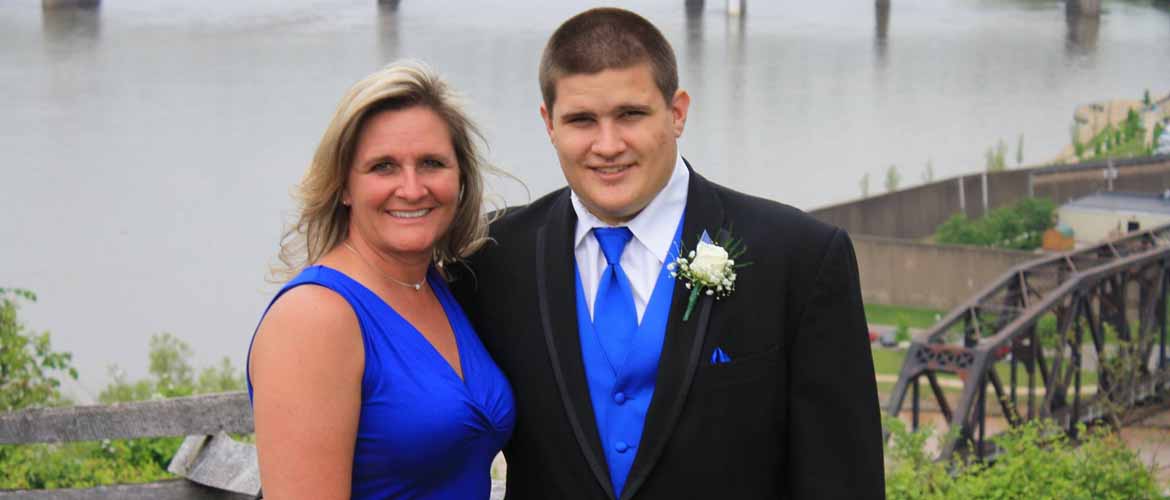 MedExpress Nurse Practitioner Tracie Dilliner with her son
